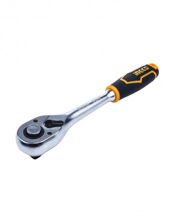 Тріскачка 1/2" на 45 зубів INGCO "Profi", пряма 250мм (HRTH0812)