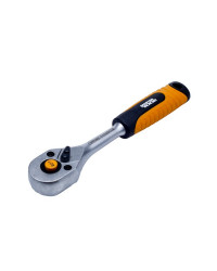 Тріскачка 1/4" на 90 зубів MASTERTOOL, пряма 150мм (78-0109)