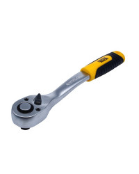Тріскачка 1/2" на 72 зуби MASTERTOOL, вигнута 250мм (78-0142)