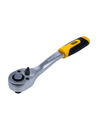 Тріскачка 1/2" на 72 зуби MASTERTOOL, вигнута 250мм (78-0142)