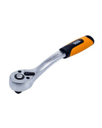 Тріскачка 3/8" на 72 зуби MASTERTOOL, вигнута 200мм (78-0121)